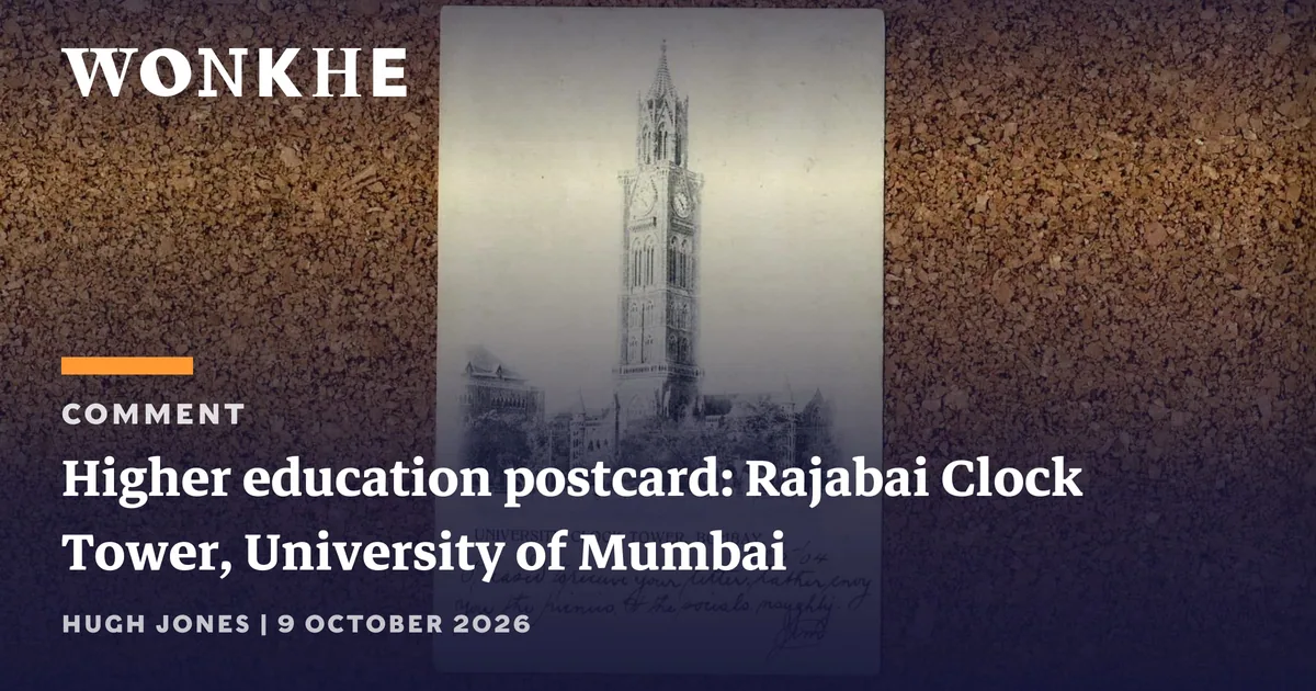 Mumbai university clock tower becomes job reference point
